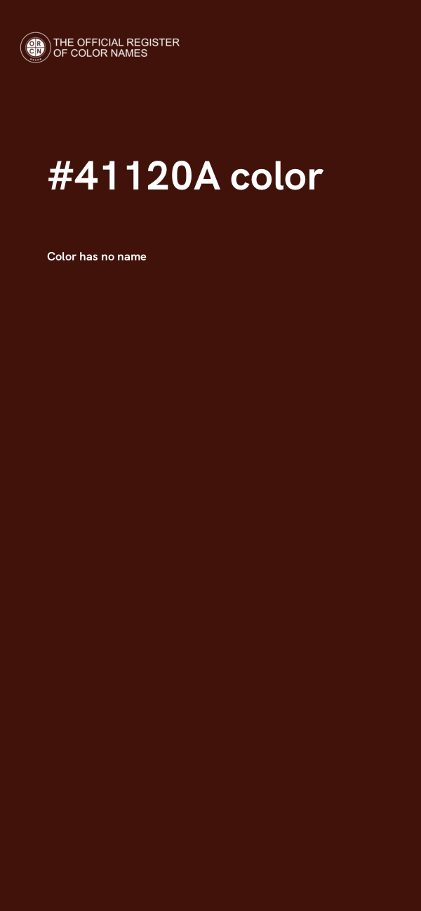 #41120A color image