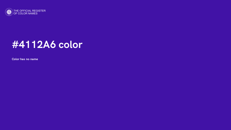 #4112A6 color image