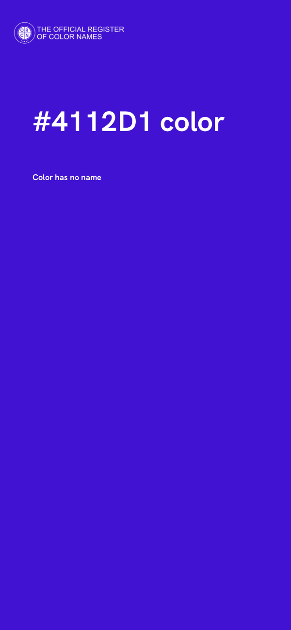 #4112D1 color image