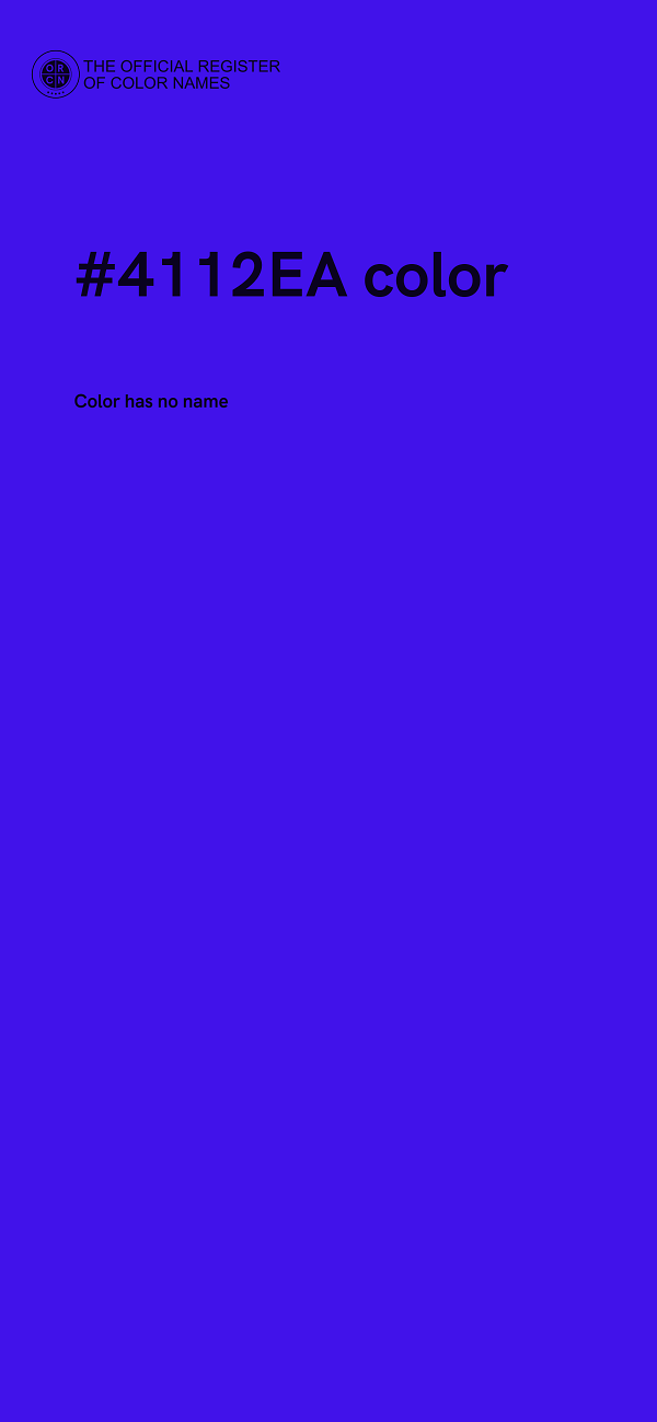#4112EA color image