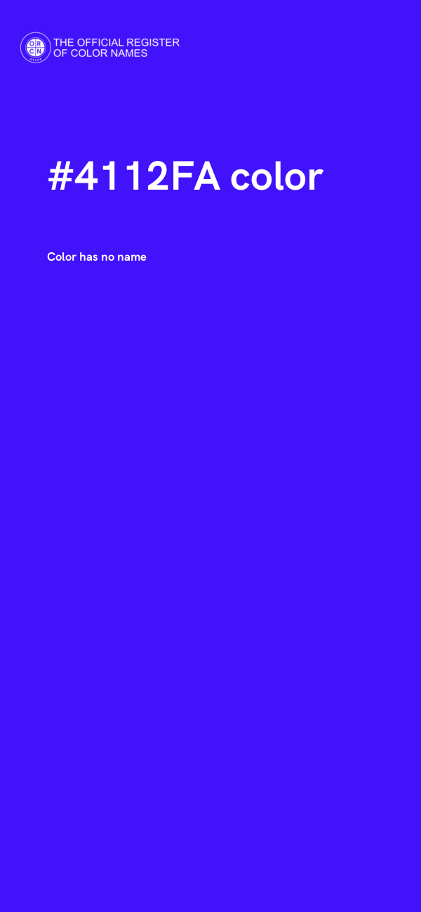 #4112FA color image