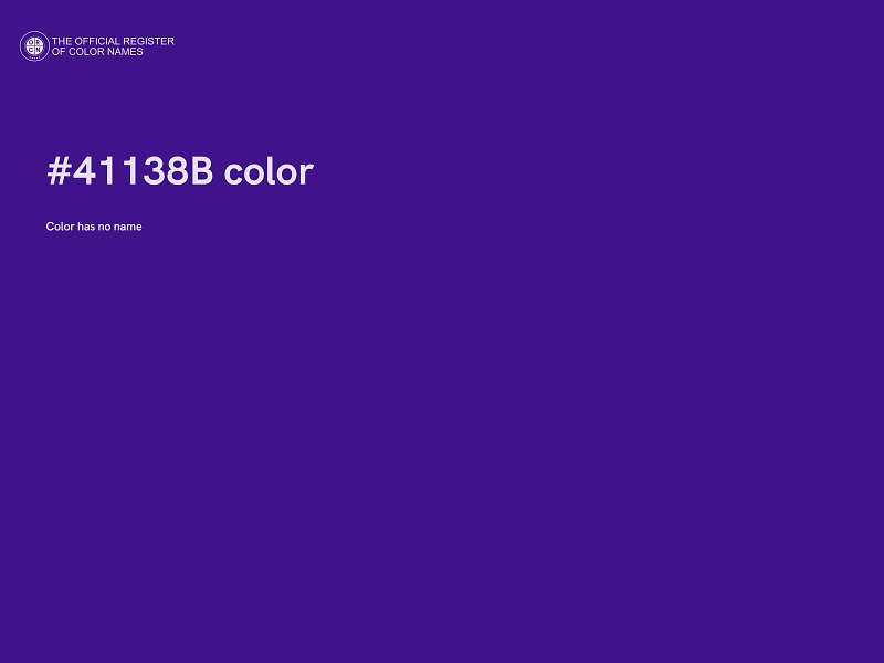 #41138B color image