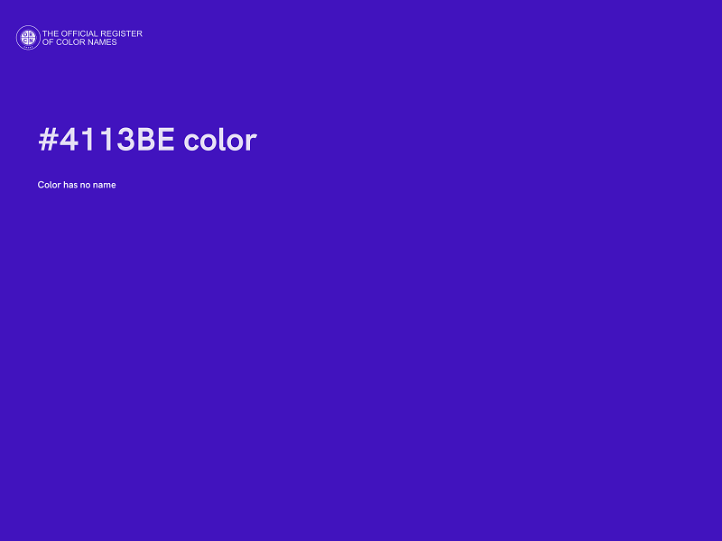 #4113BE color image