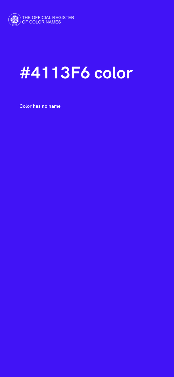 #4113F6 color image