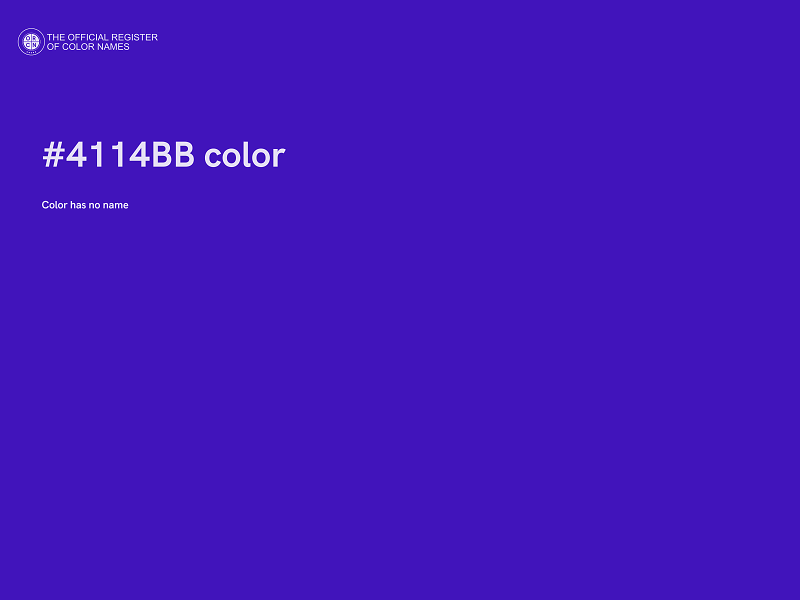 #4114BB color image