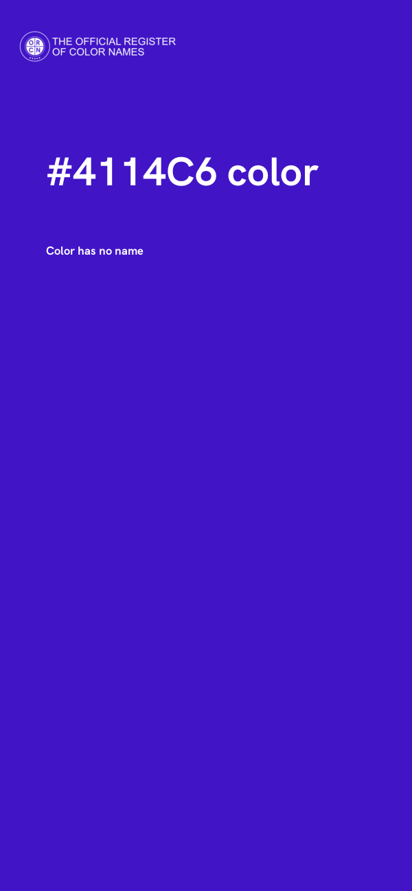 #4114C6 color image
