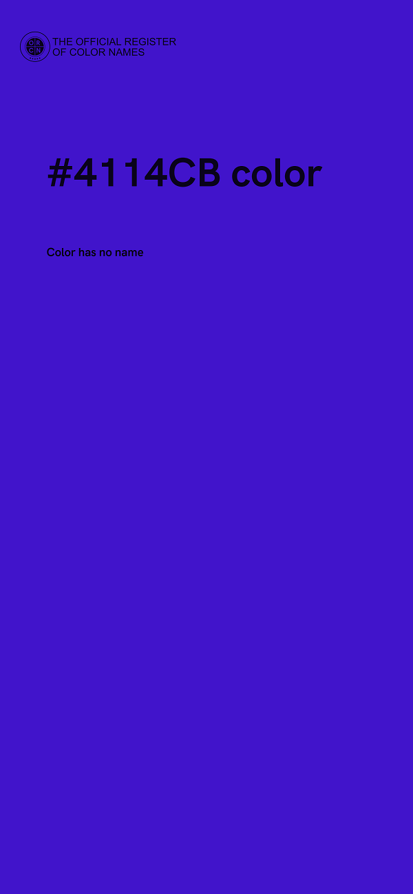 #4114CB color image