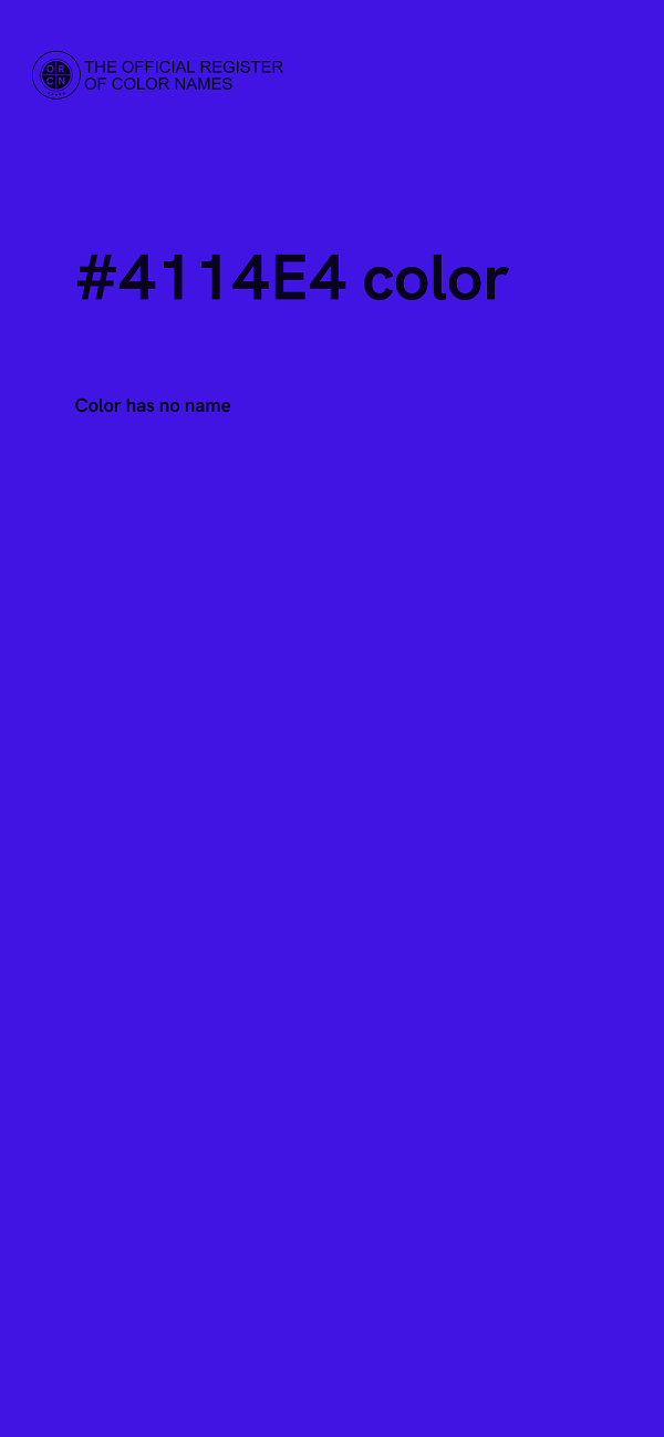 #4114E4 color image