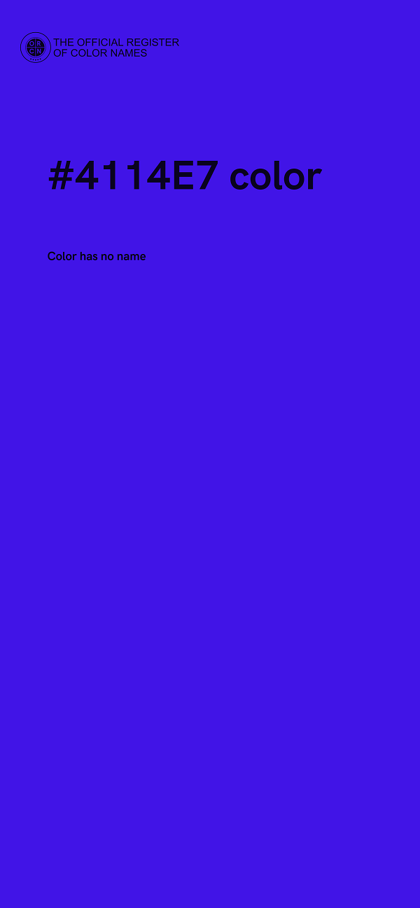 #4114E7 color image
