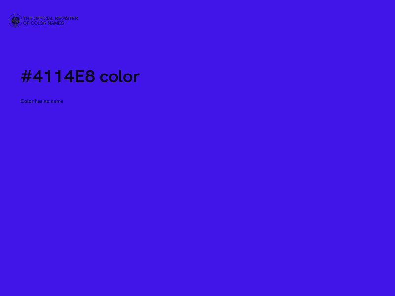 #4114E8 color image