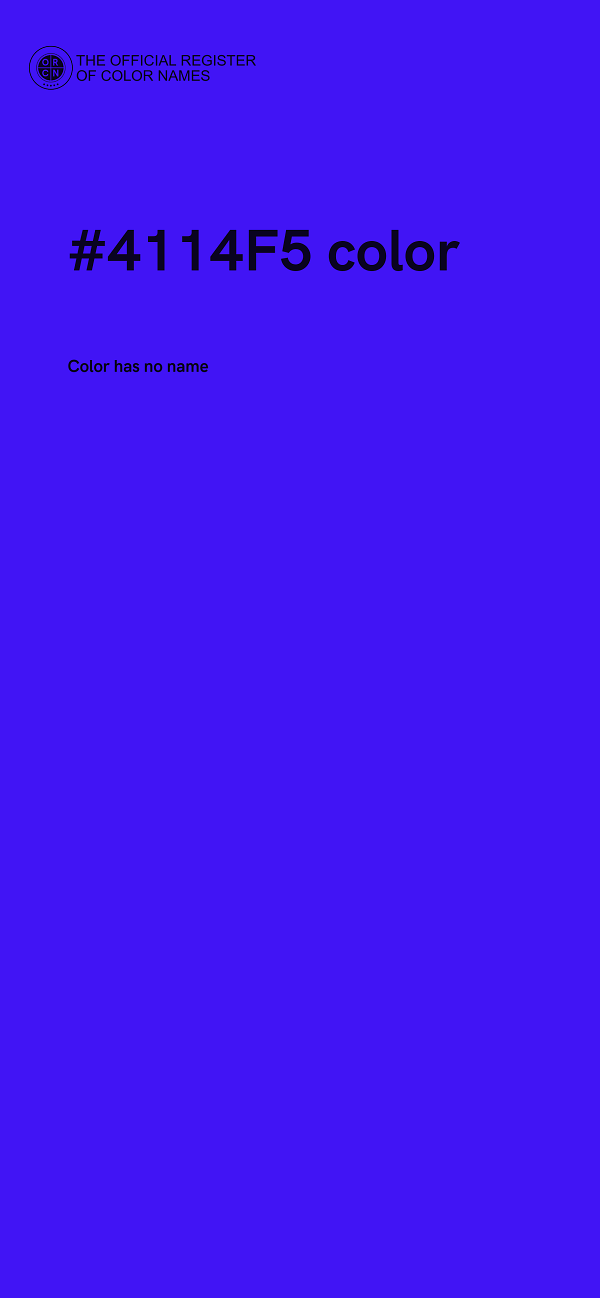 #4114F5 color image