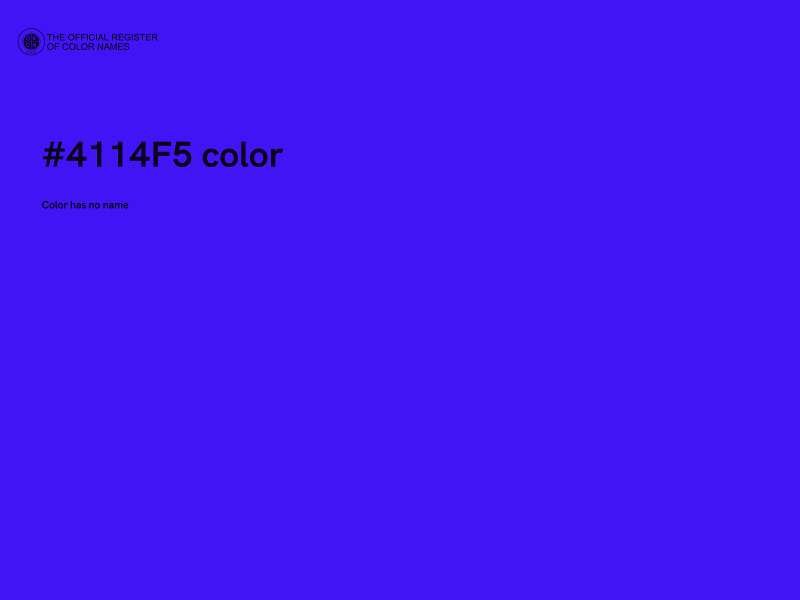 #4114F5 color image
