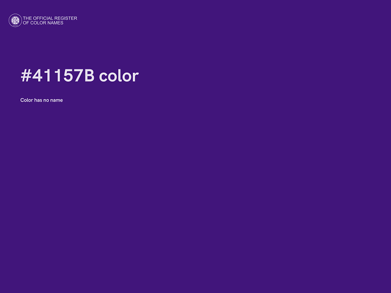 #41157B color image