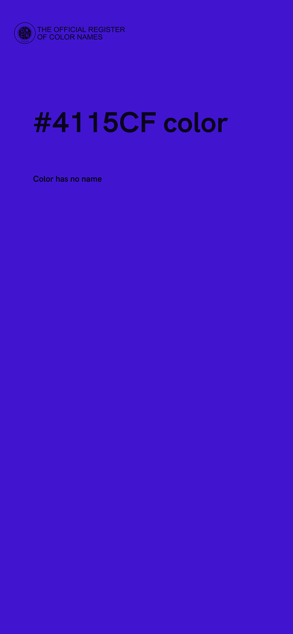 #4115CF color image
