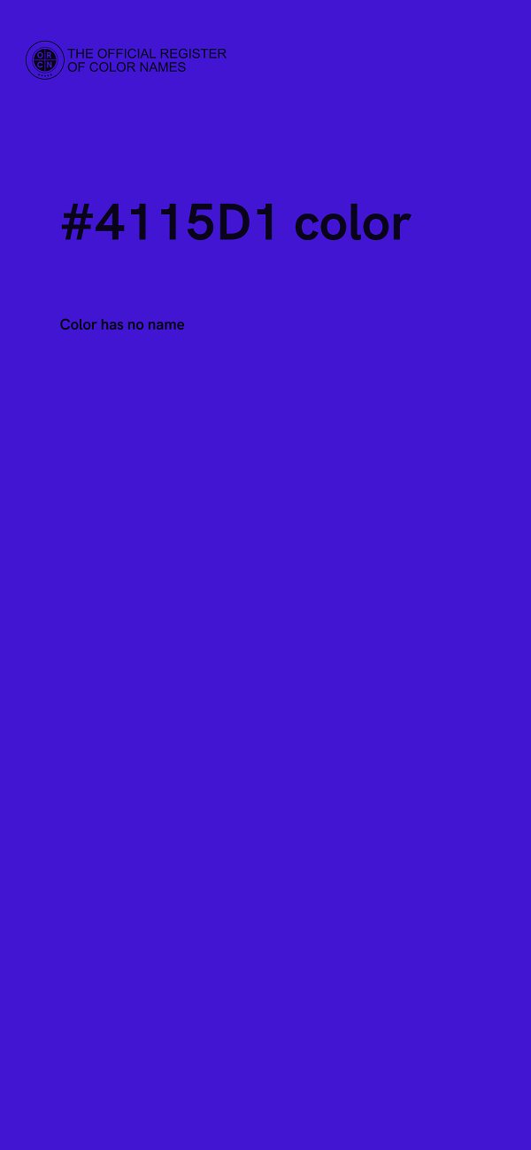 #4115D1 color image