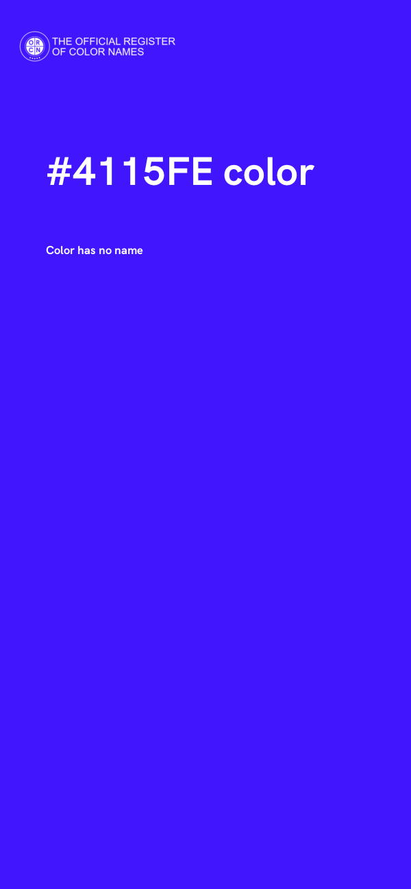 #4115FE color image