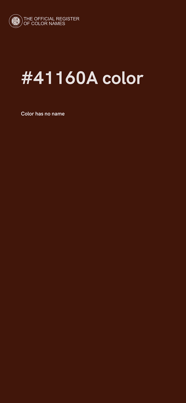 #41160A color image