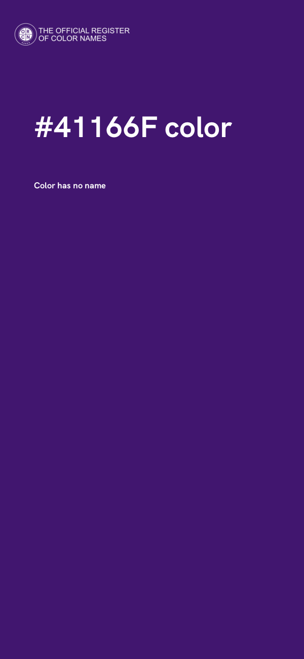#41166F color image