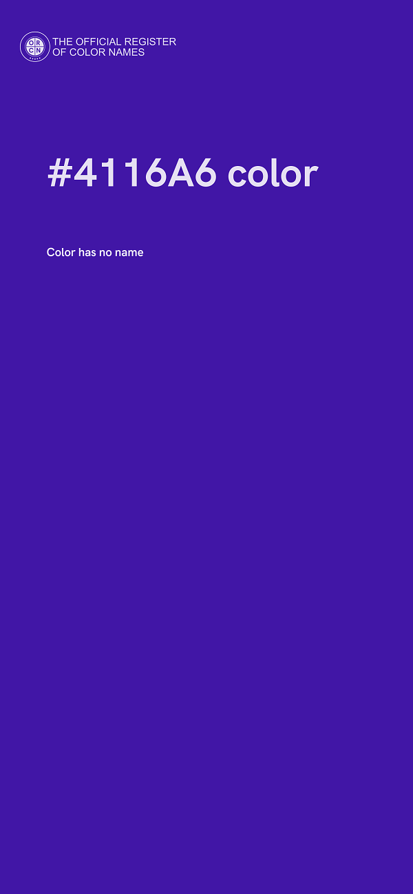 #4116A6 color image