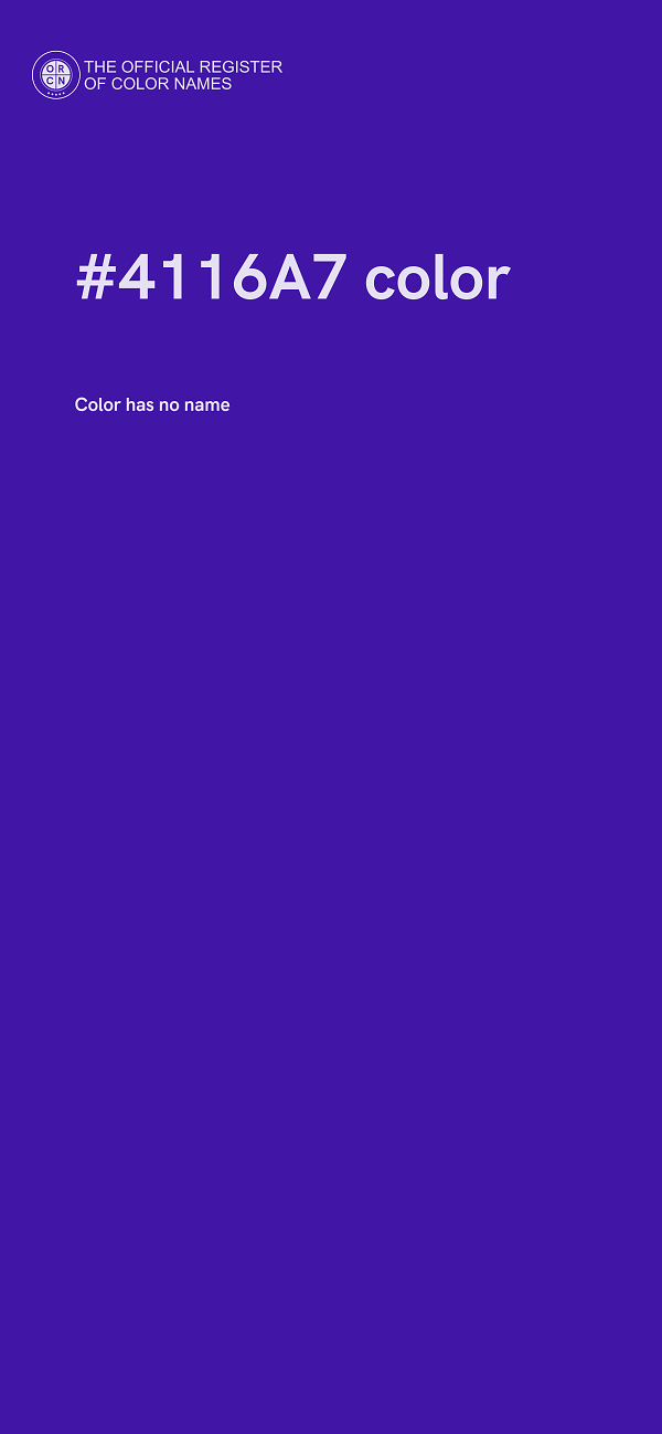 #4116A7 color image