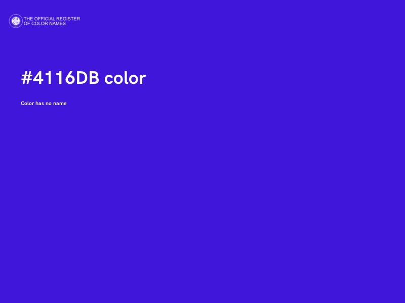 #4116DB color image