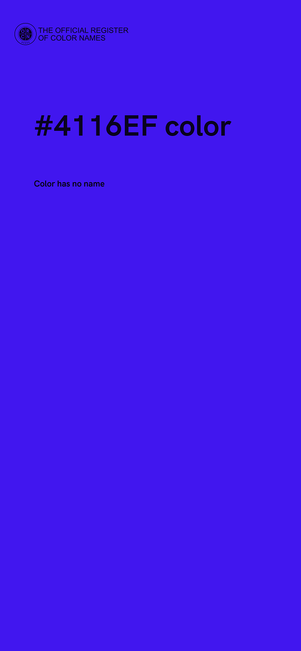 #4116EF color image