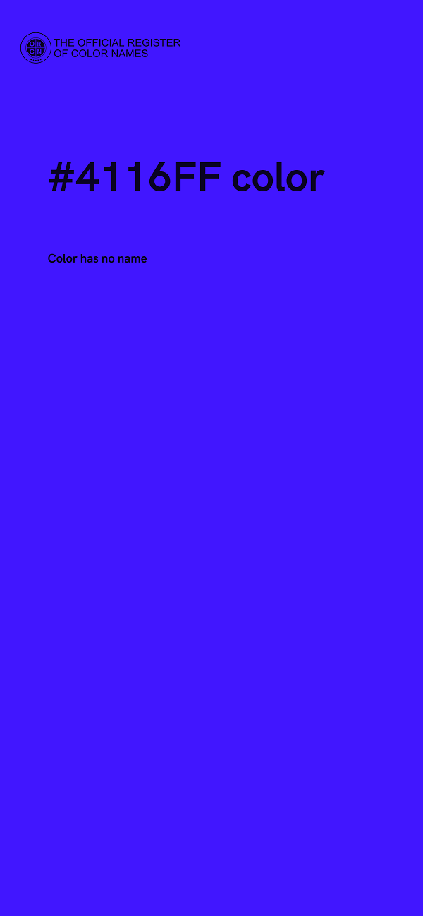#4116FF color image