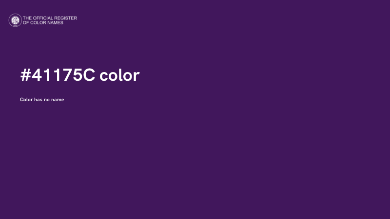 #41175C color image