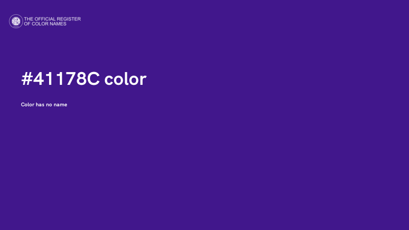 #41178C color image