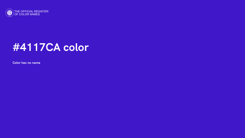 #4117CA color image