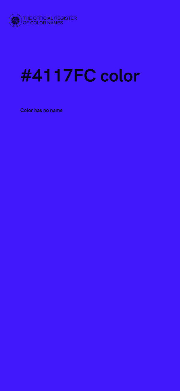 #4117FC color image