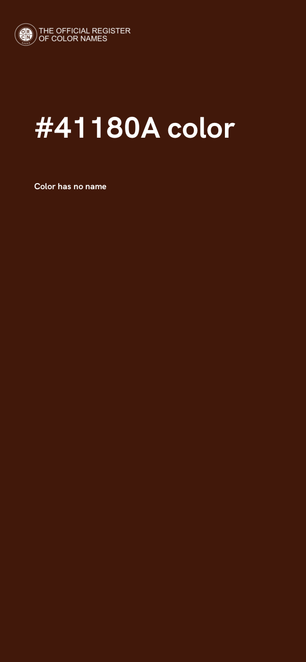 #41180A color image