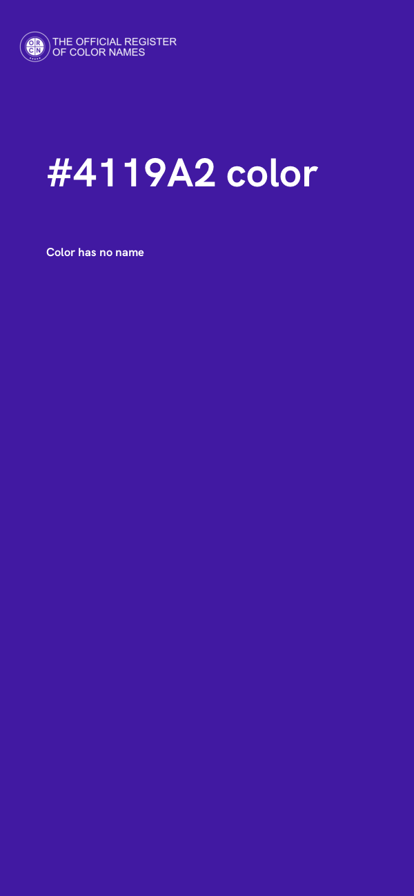 #4119A2 color image