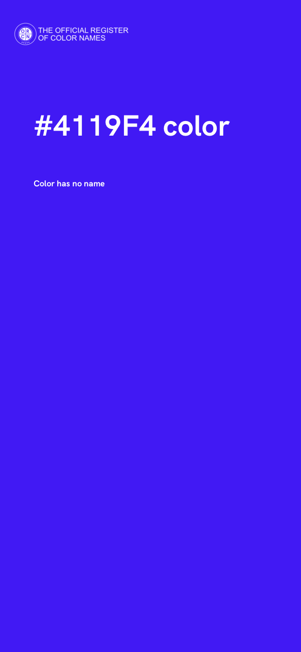 #4119F4 color image