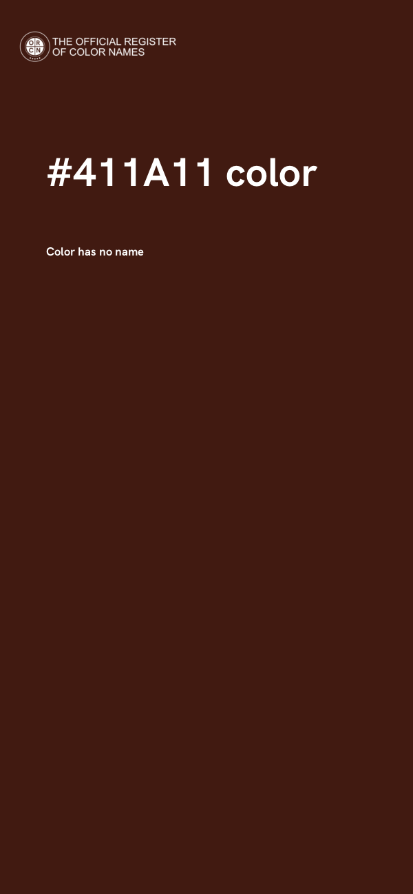 #411A11 color image