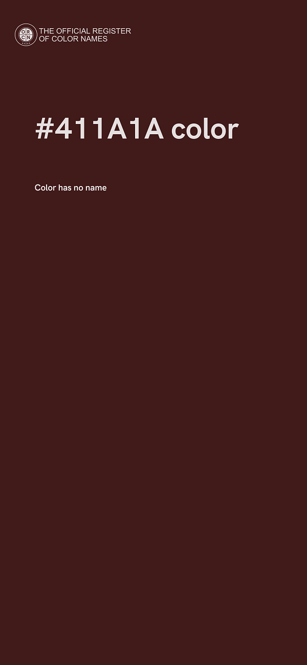 #411A1A color image