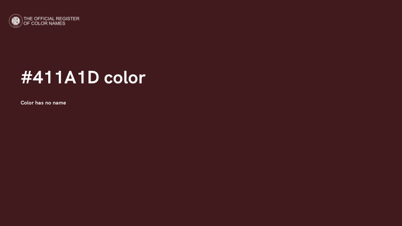 #411A1D color image