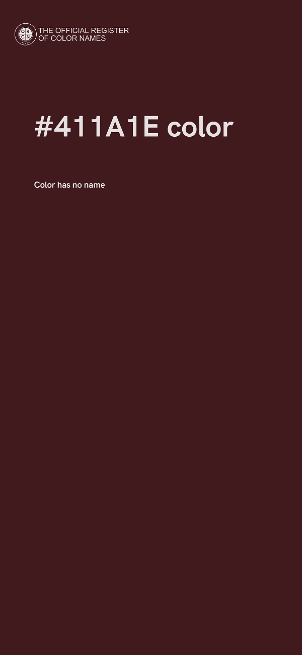 #411A1E color image