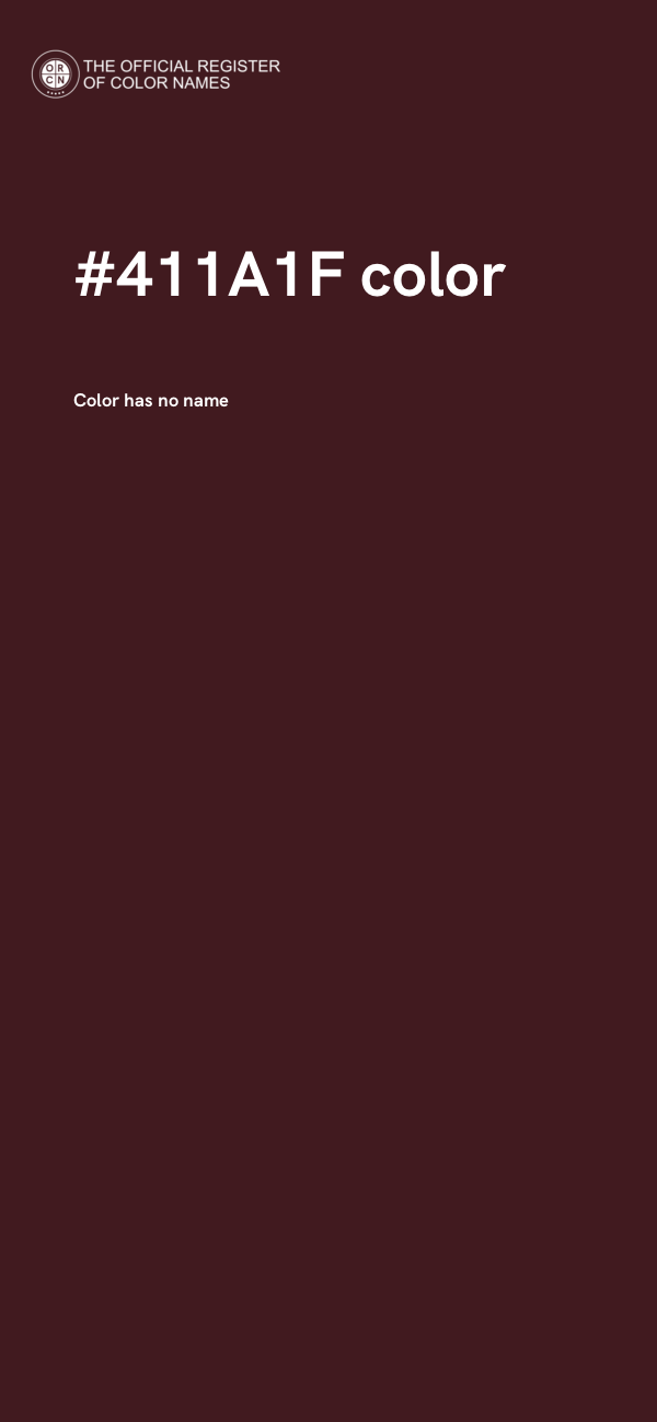 #411A1F color image