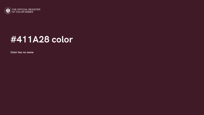 #411A28 color image