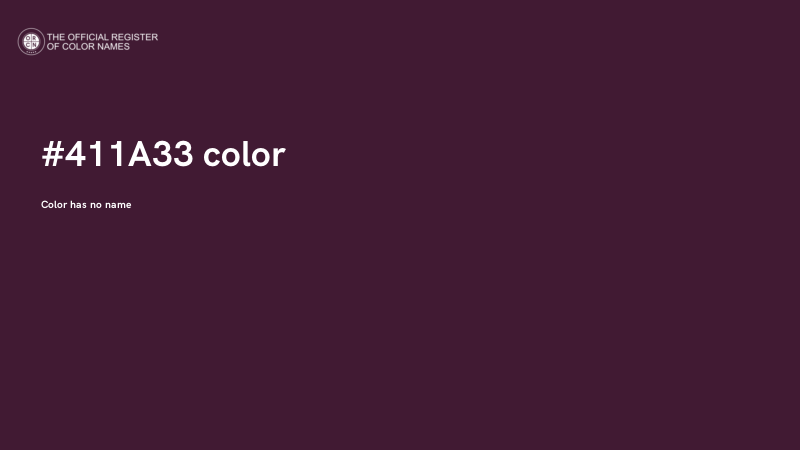 #411A33 color image