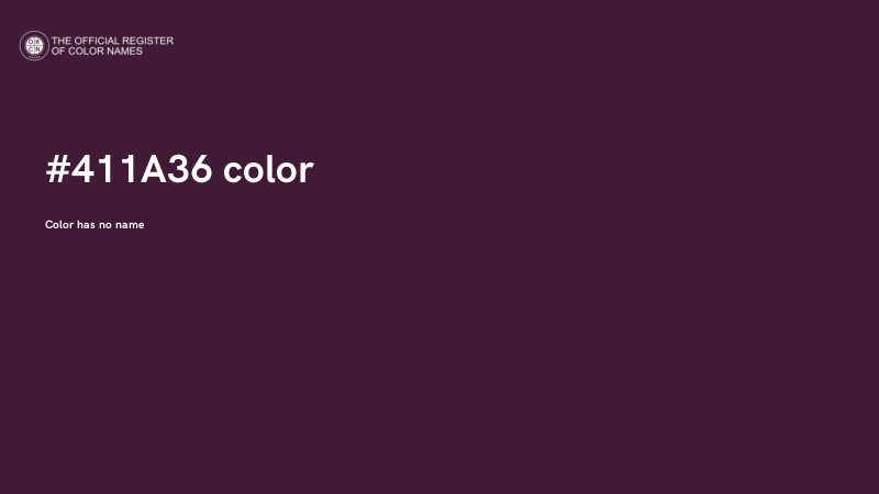 #411A36 color image
