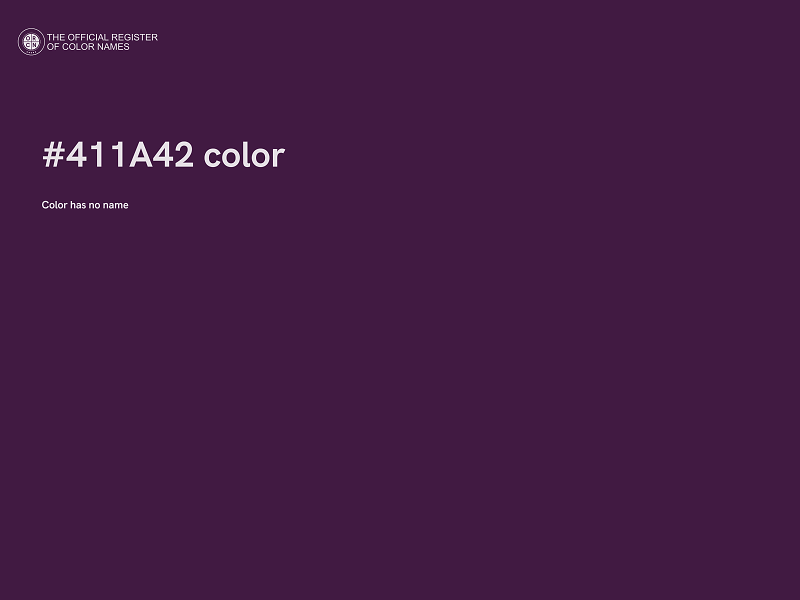 #411A42 color image