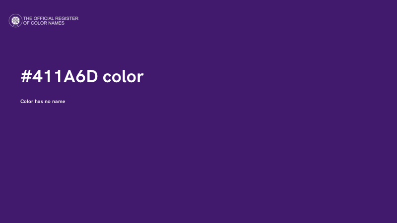 #411A6D color image