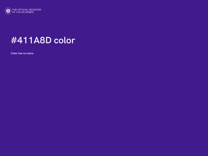 #411A8D color image