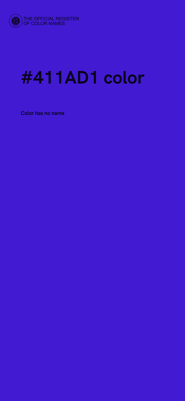 #411AD1 color image