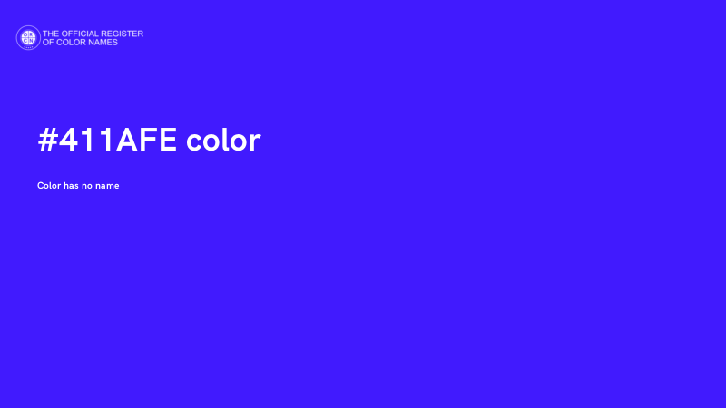 #411AFE color image