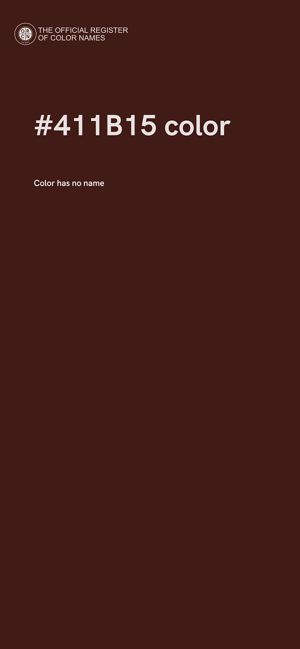 #411B15 color image