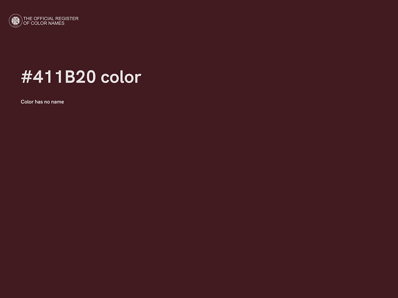 #411B20 color image