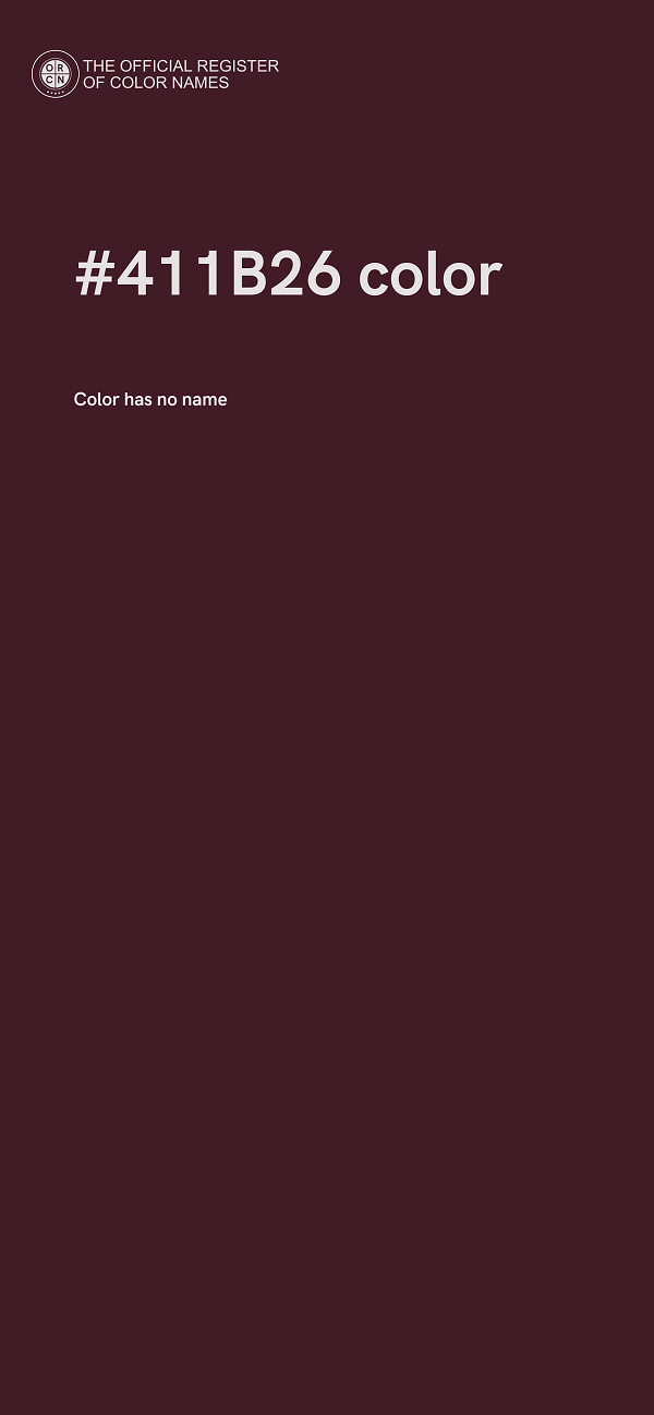 #411B26 color image